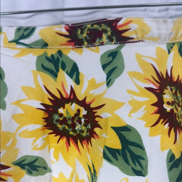 American Apparel Yellow Brown Mini Skirt Size Medium - Picture 3 of 9